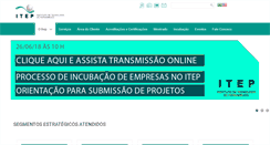 Desktop Screenshot of itep.br