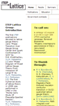 Mobile Screenshot of lattice.itep.ru